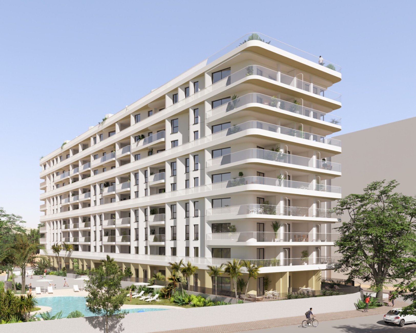 Apartments 100 m from the beach in Villajoyosa