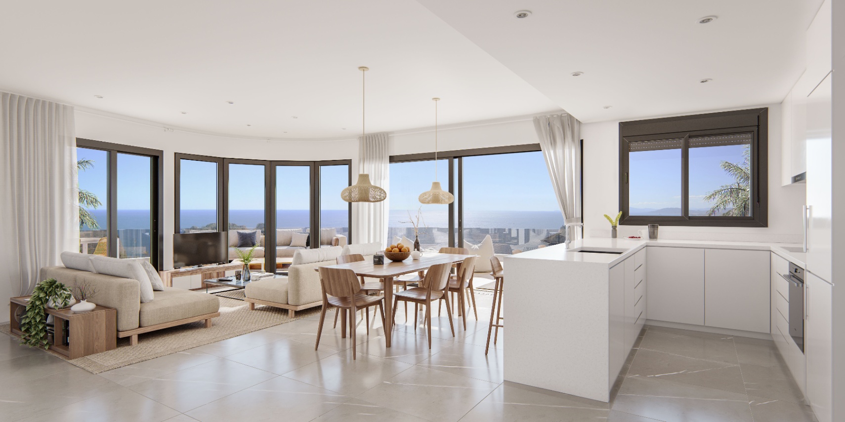 Sea view apartments in the region of Murcia, Costa Cálida