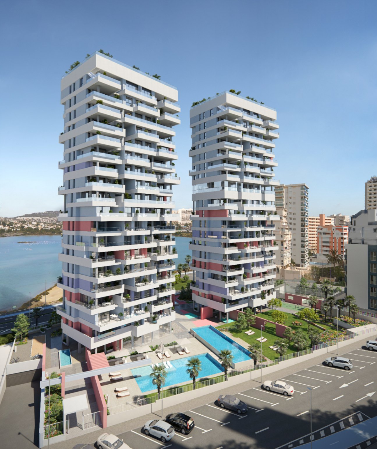 17th-floor apartment with sea views in Calpe