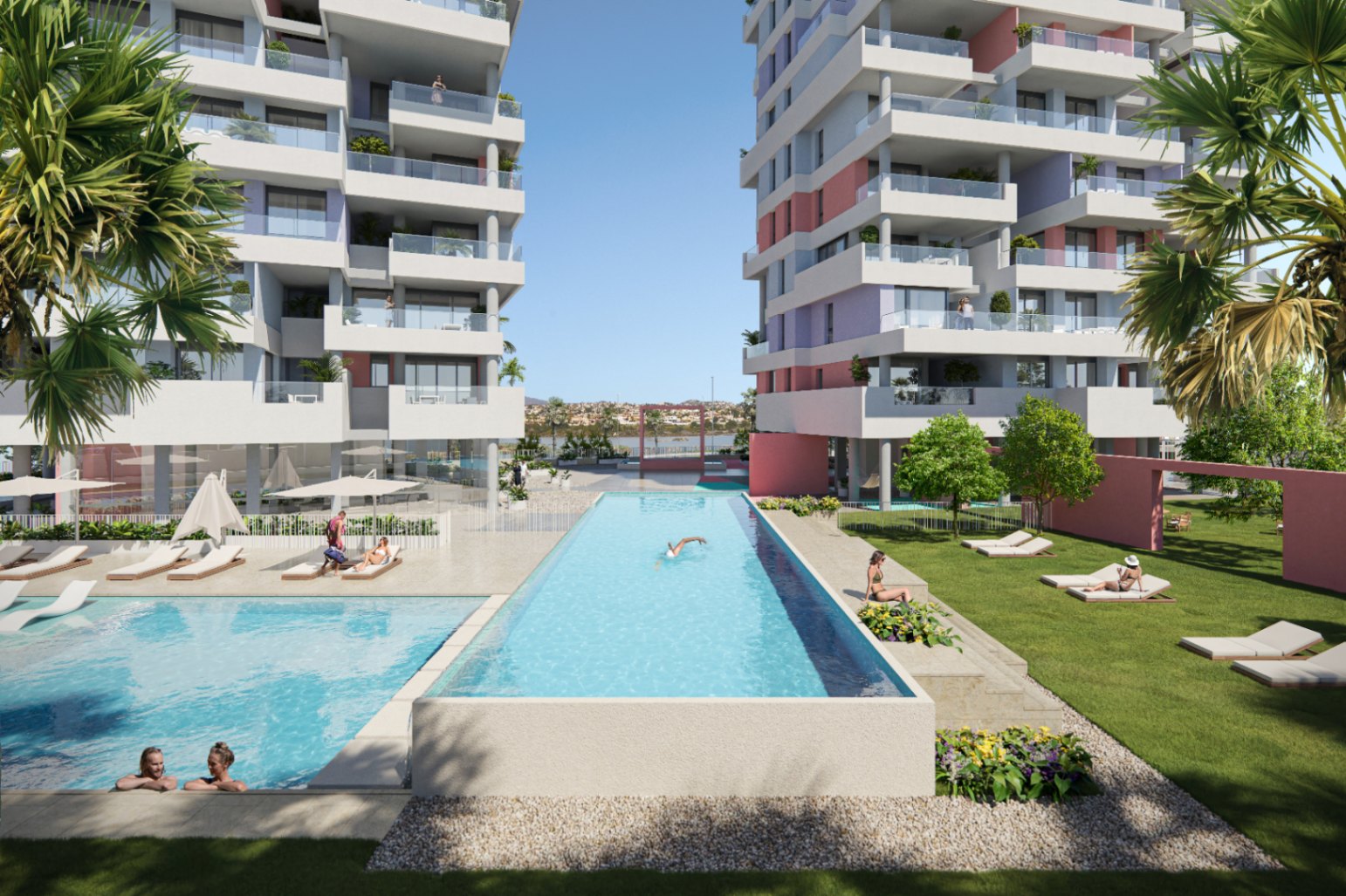 17th-floor apartment with sea views in Calpe