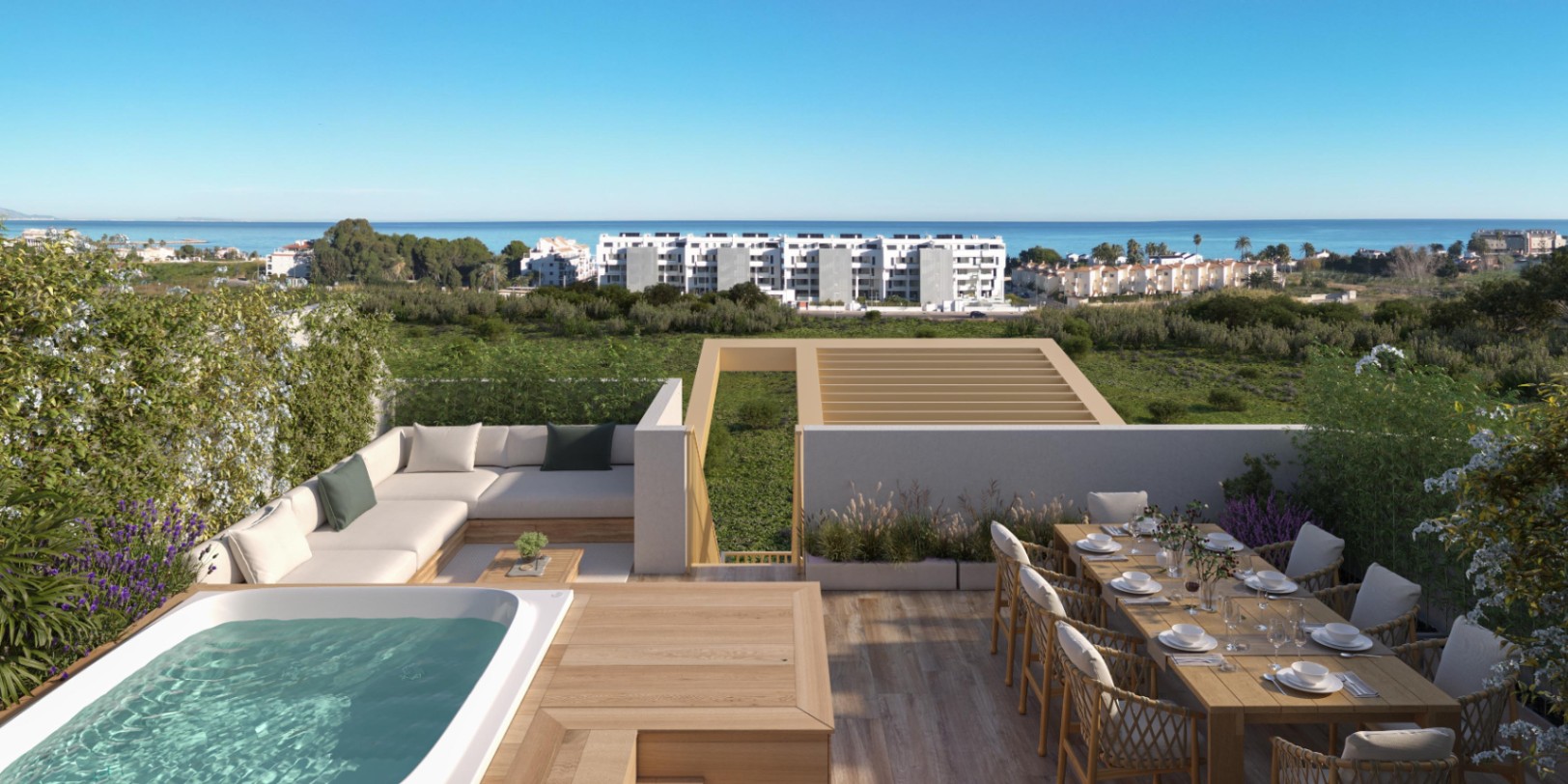 Exceptional apartments and townhouses near Denia