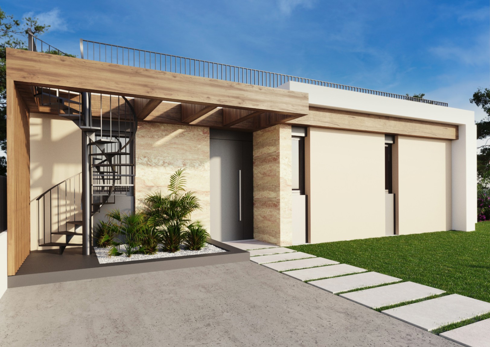 Detached villas with panoramic sea and mountain views near Altea