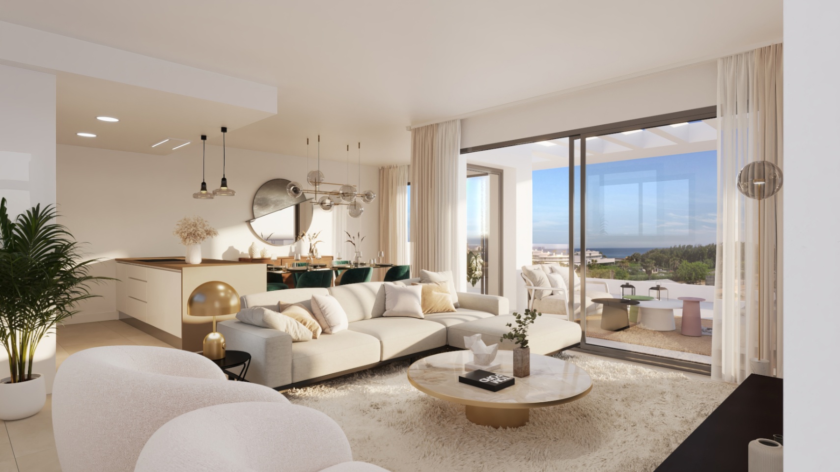 Beautiful penthouses in Estepona