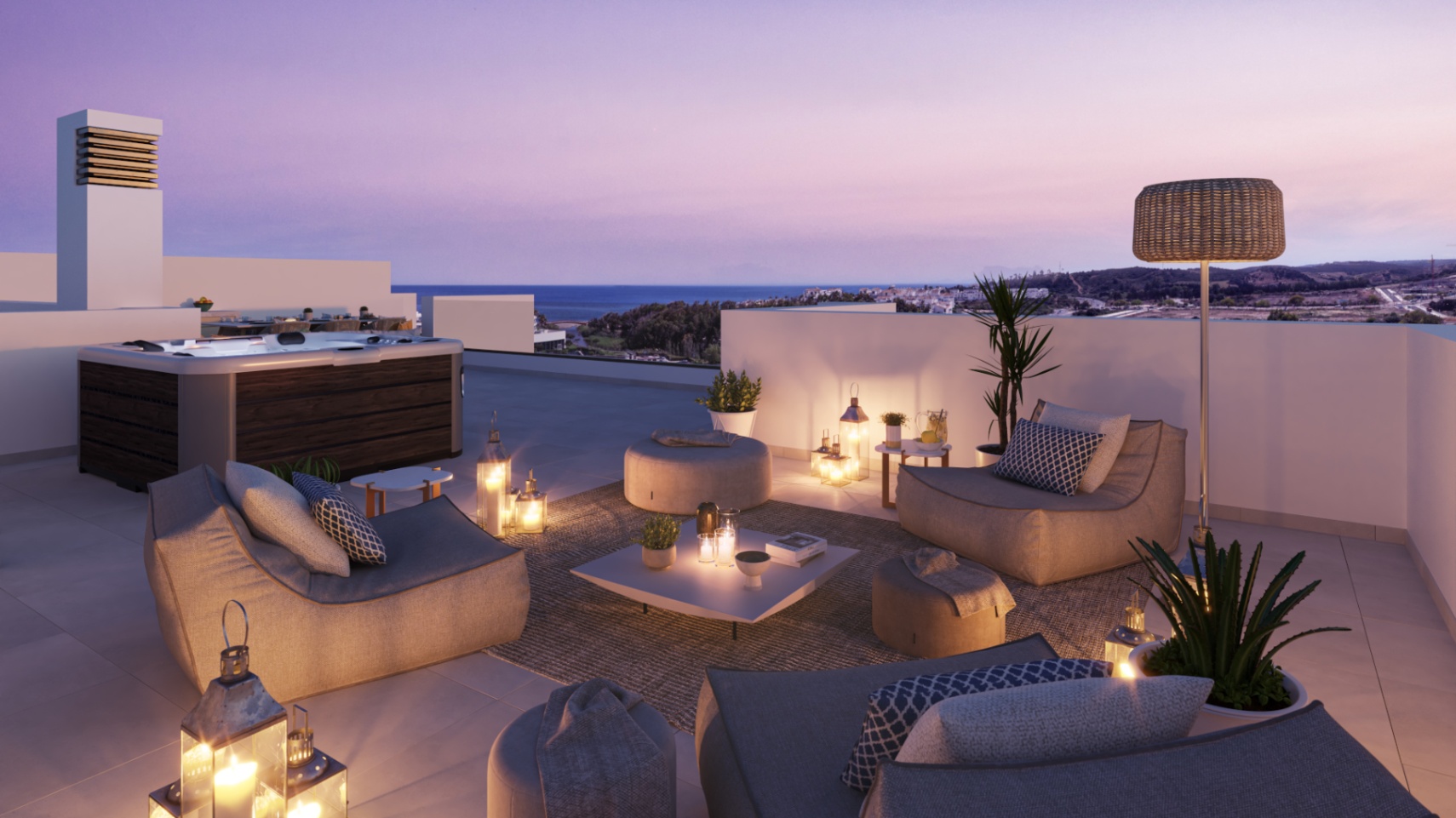 Beautiful penthouses in Estepona