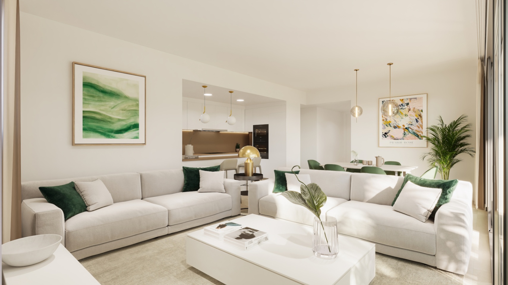 Beautiful penthouses in Estepona