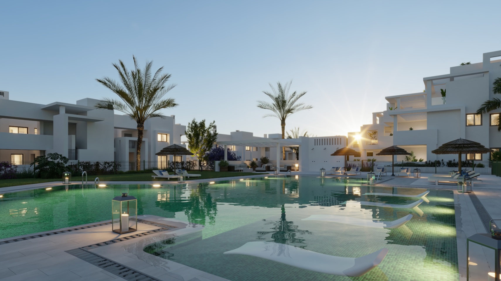 Beautiful penthouses in Estepona
