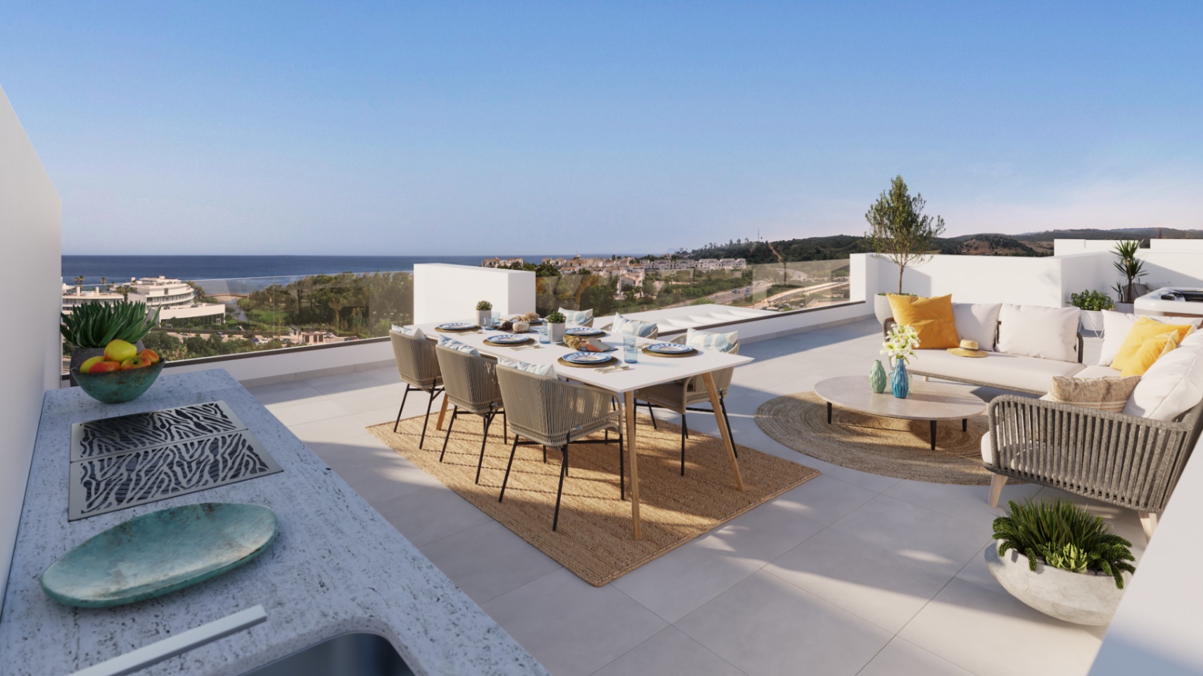 Beautiful penthouses in Estepona