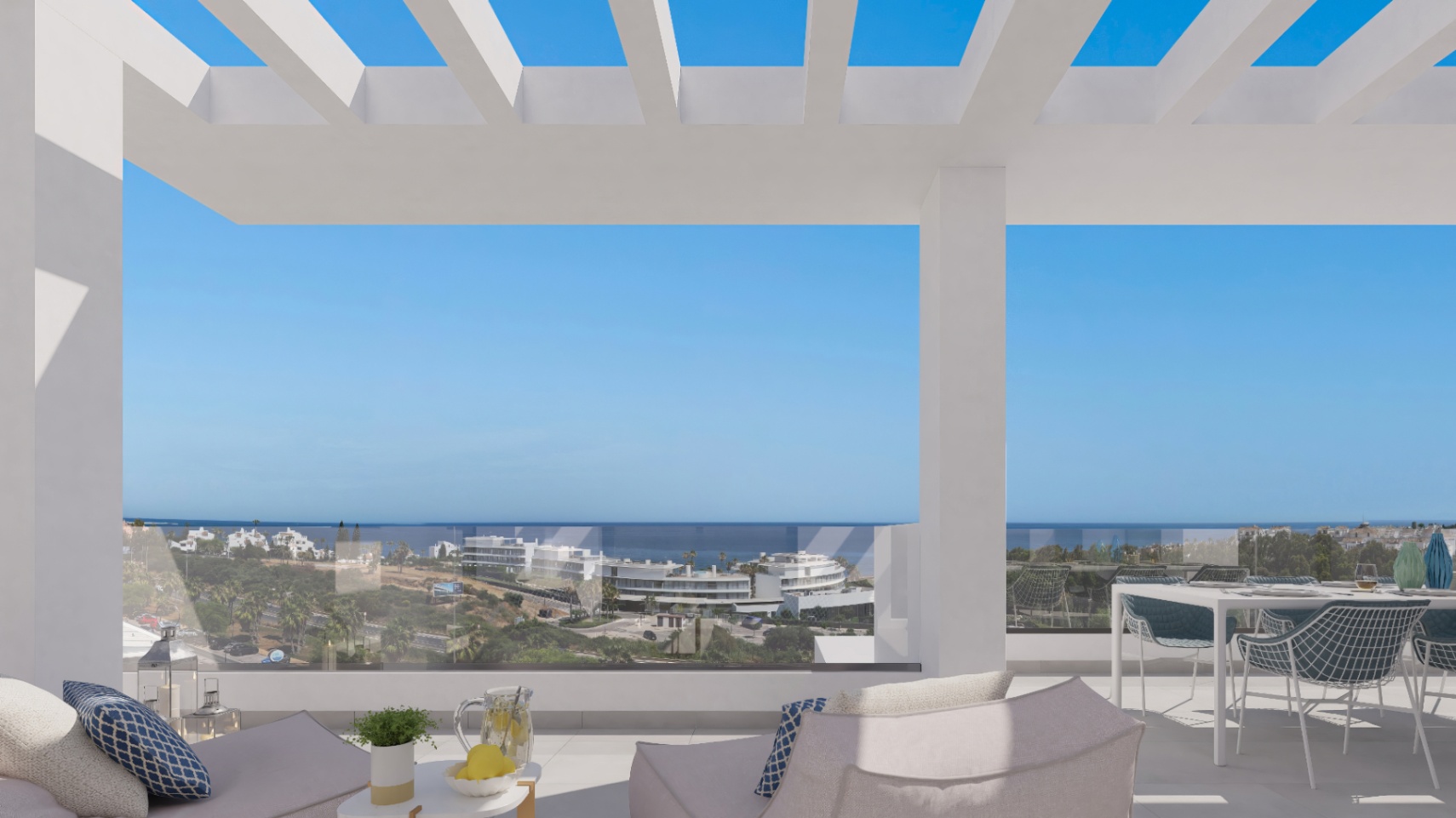 Beautiful penthouses in Estepona