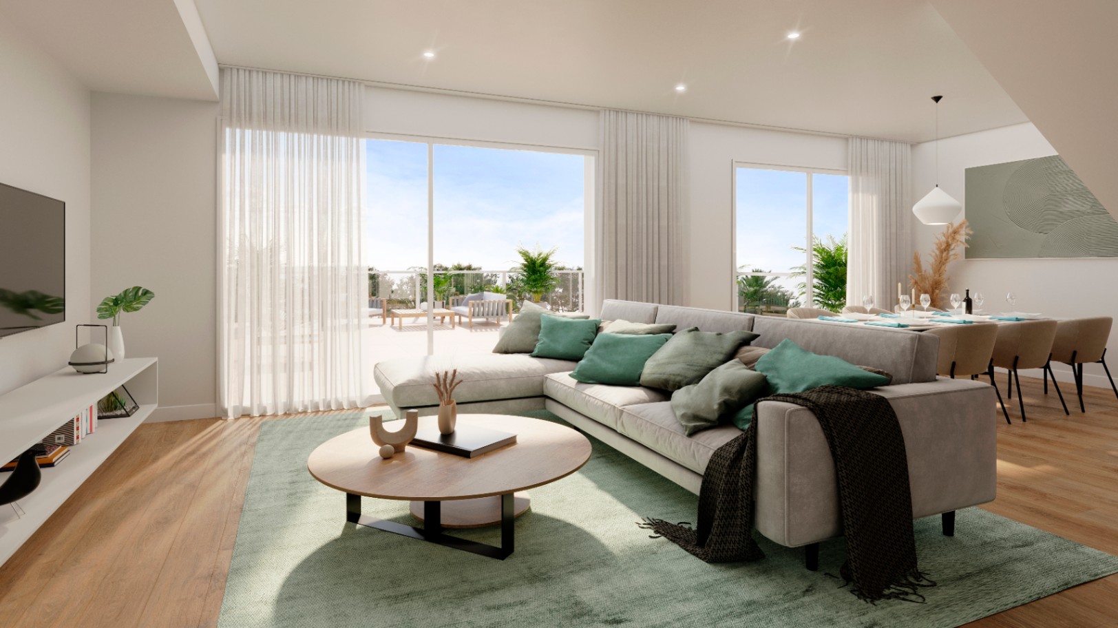 Two-Level Apartments Near Elche