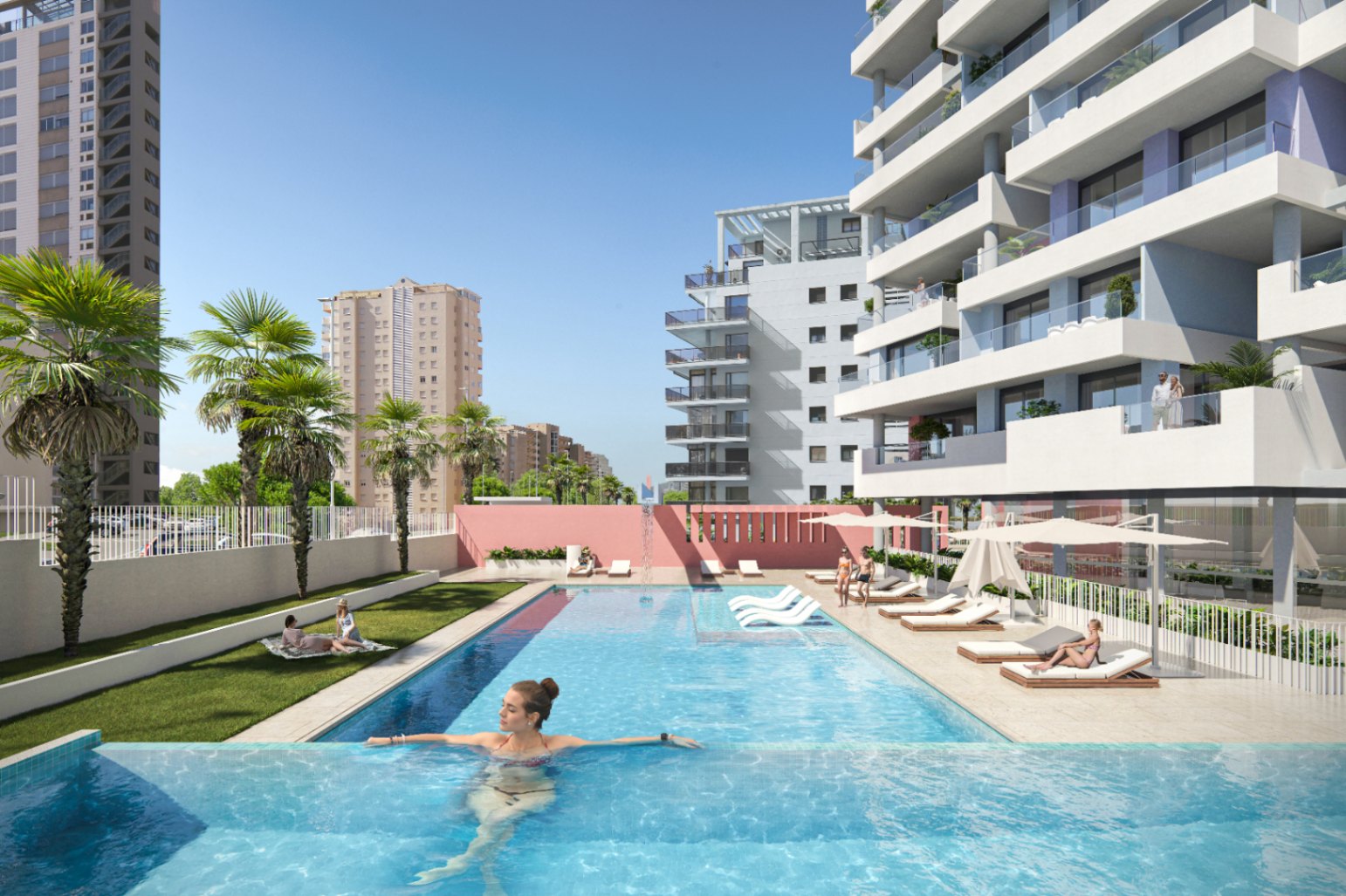Luxury penthouse on the 18th floor in Calpe