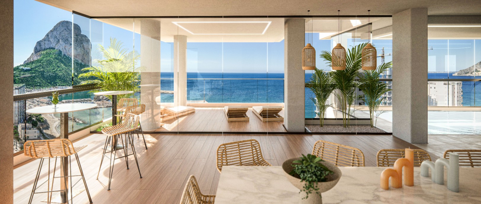 Luxury penthouse on the 18th floor in Calpe