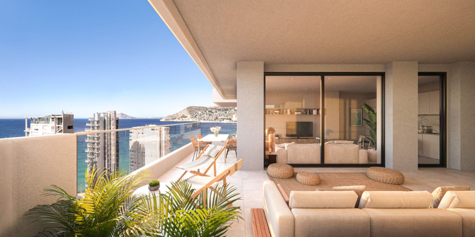 Luxury penthouse on the 18th floor in Calpe