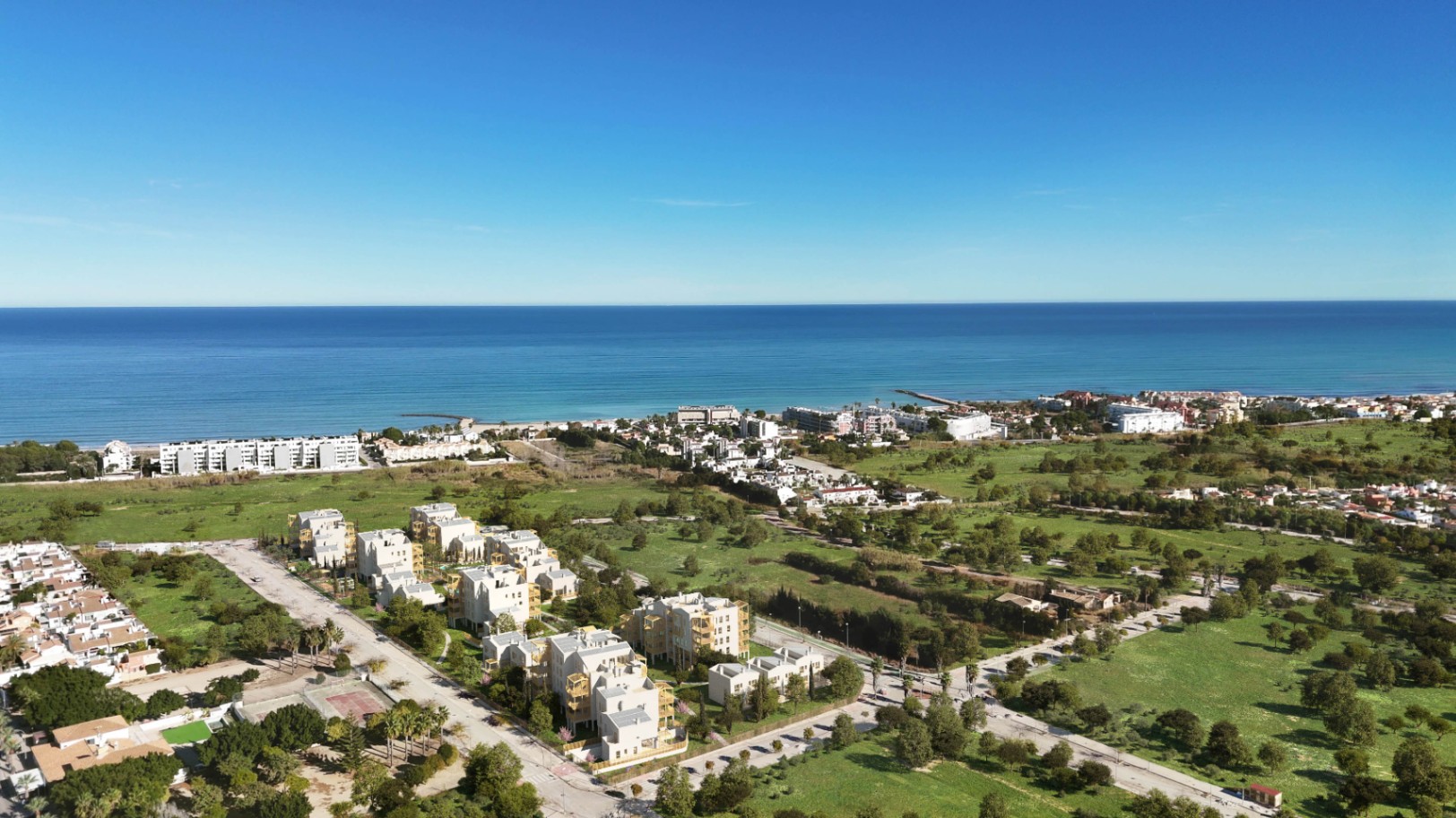 Townhouses close to the beach near Denia