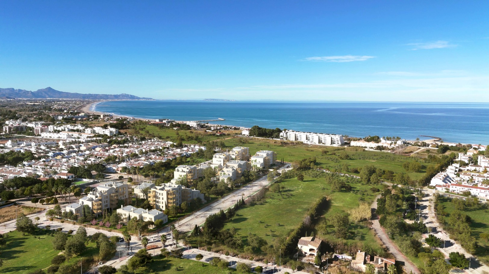 Townhouses close to the beach near Denia