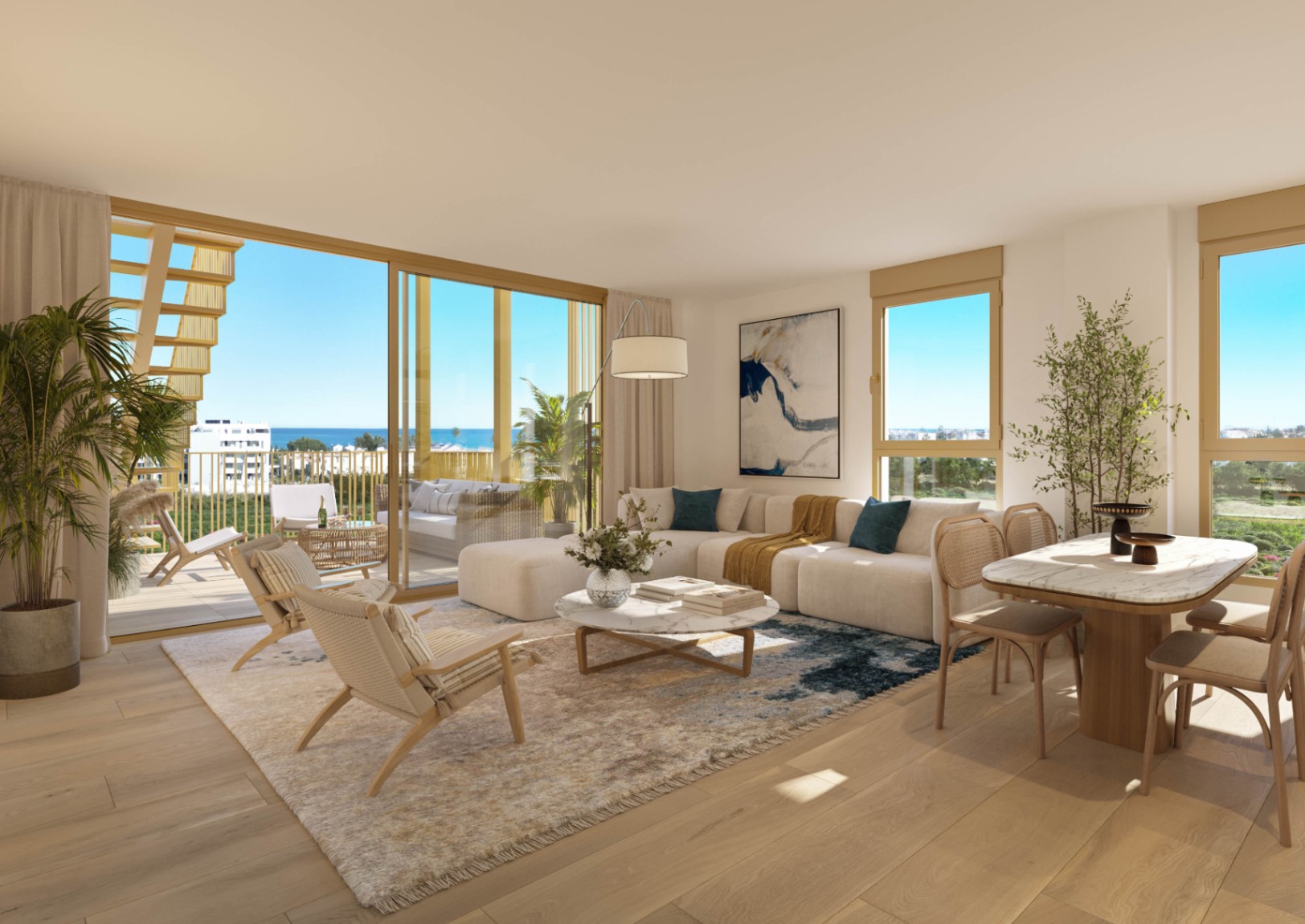 Townhouses close to the beach near Denia