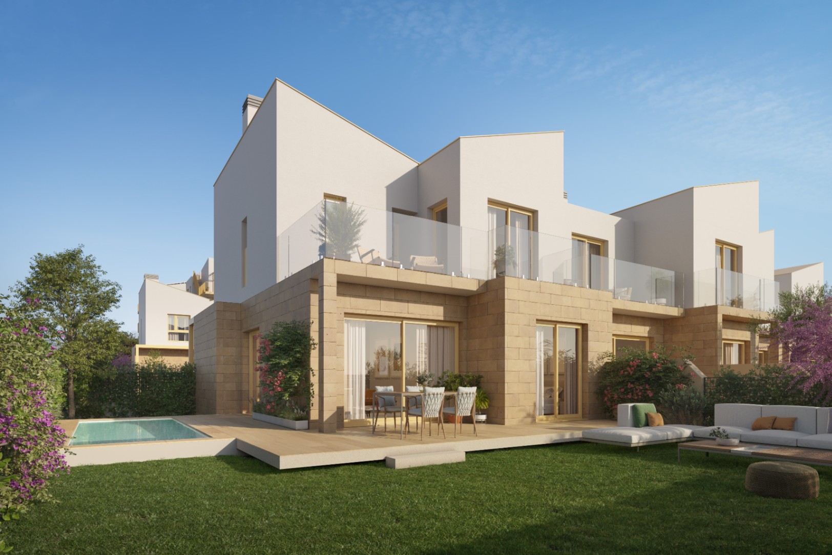Terraced houses near Denia