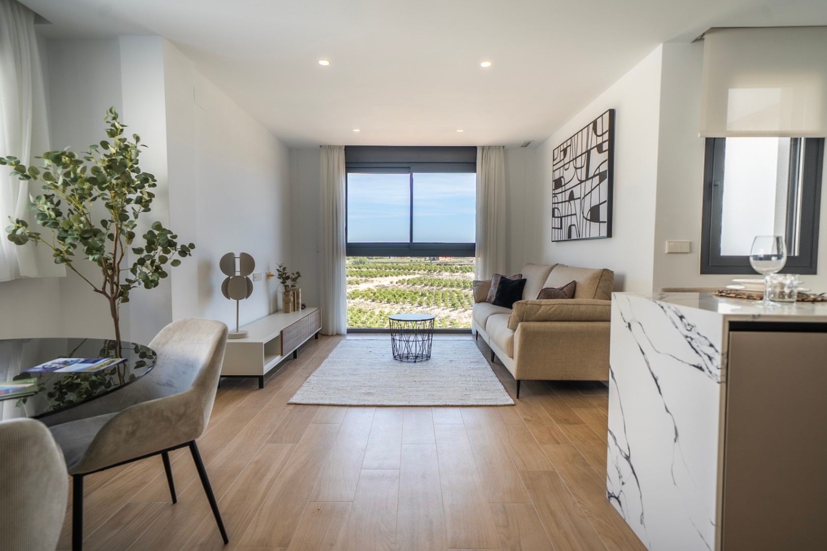 Luxury twin and detached villas by the golf course.